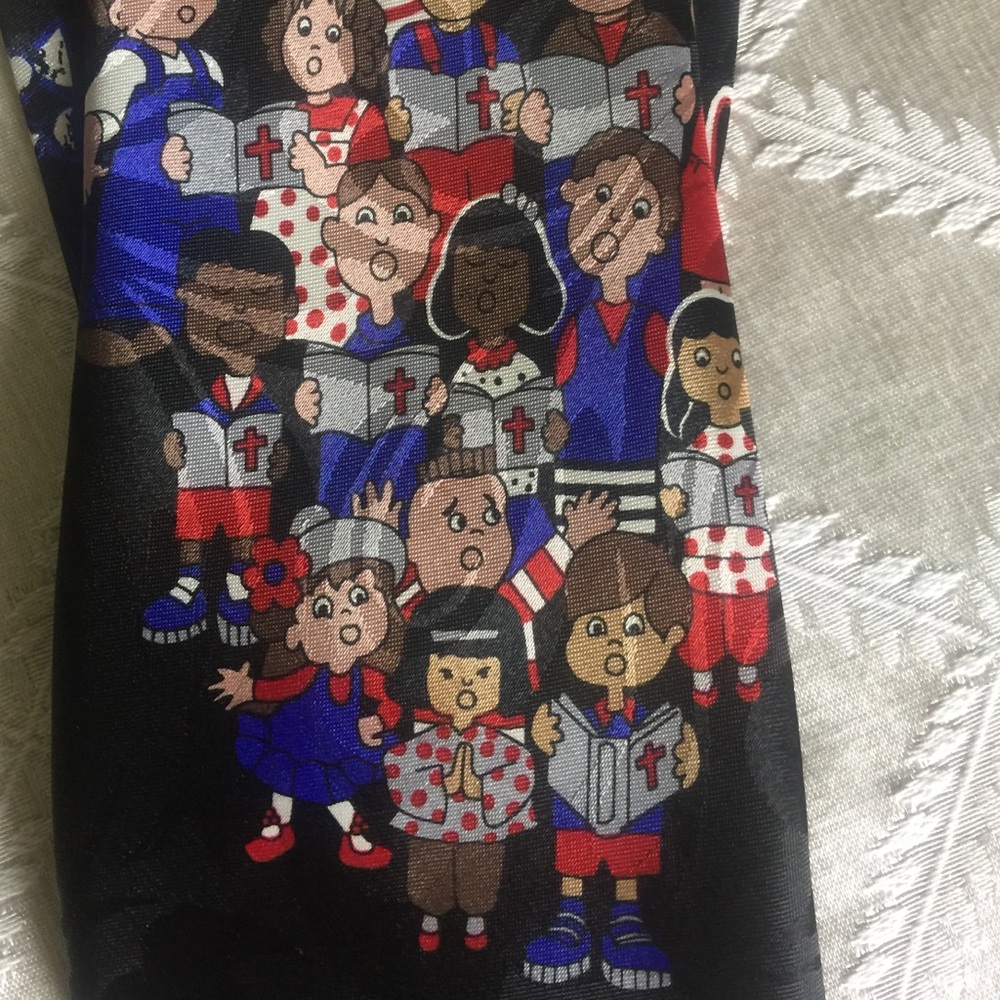 Christian choir Jesus loves me necktie excellent